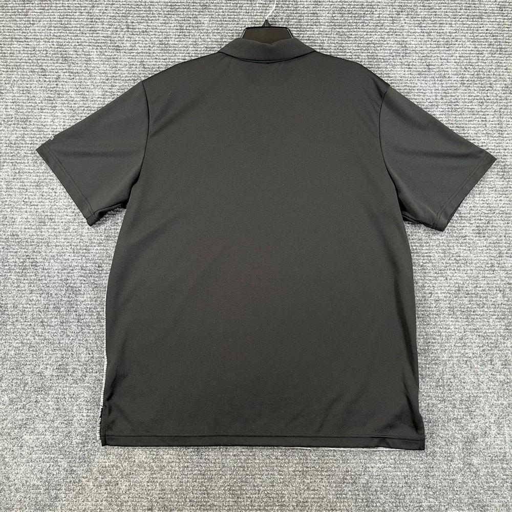 Adidas Golf Performance Polo Shirt Mens XL Grey Short Sleeve Athletic Course
